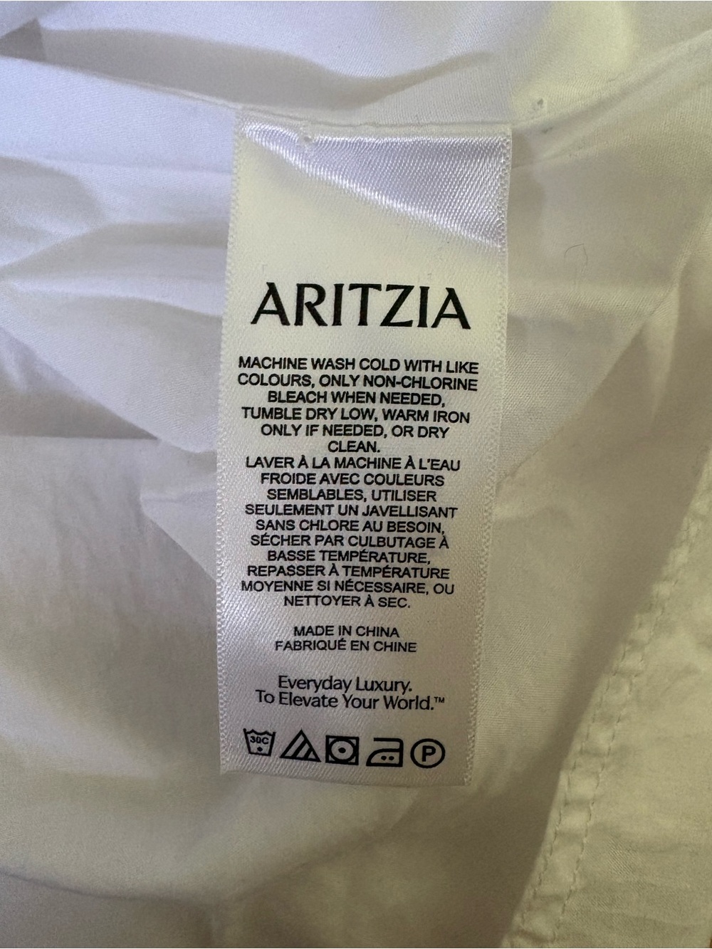 NWT Aritzia Sunday Best Martine Poplin Midi Dress White M - Picture 7 of 8
